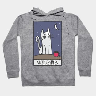 Sleeplessness (Cat & Coffee) Hoodie